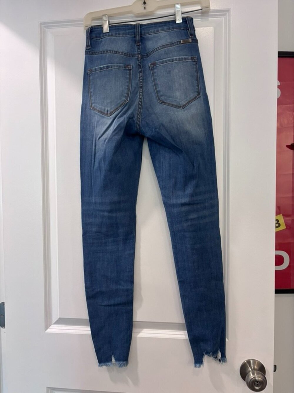 KanCan High Rise Distressed Blue Jeans - Picture 5 of 7